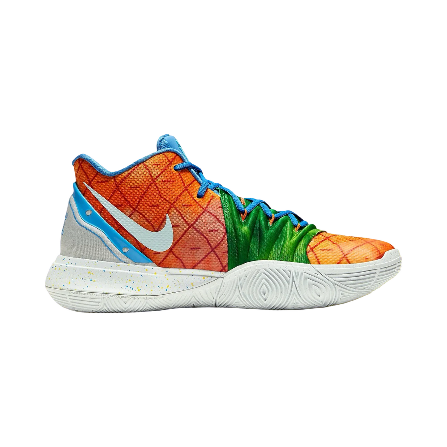Nike Kyrie 5 x Spongebob Squarepants Pineapple House Orange Peel Teal Tint