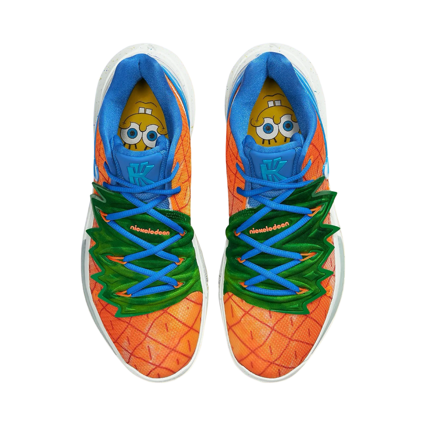 Nike Kyrie 5 x Spongebob Squarepants Pineapple House Orange Peel Teal Tint