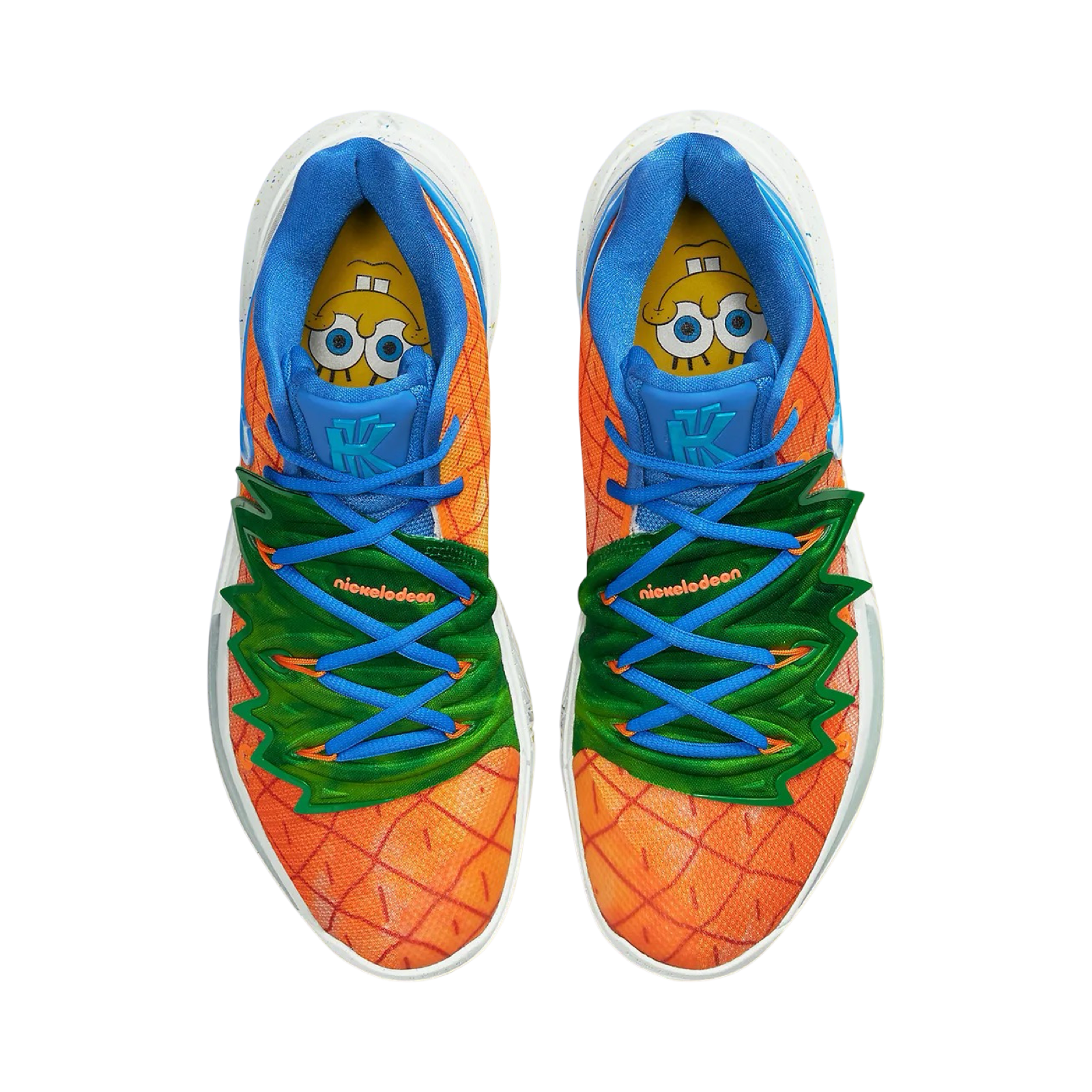 Nike Kyrie 5 x Spongebob Squarepants Pineapple House Orange Peel Teal Tint