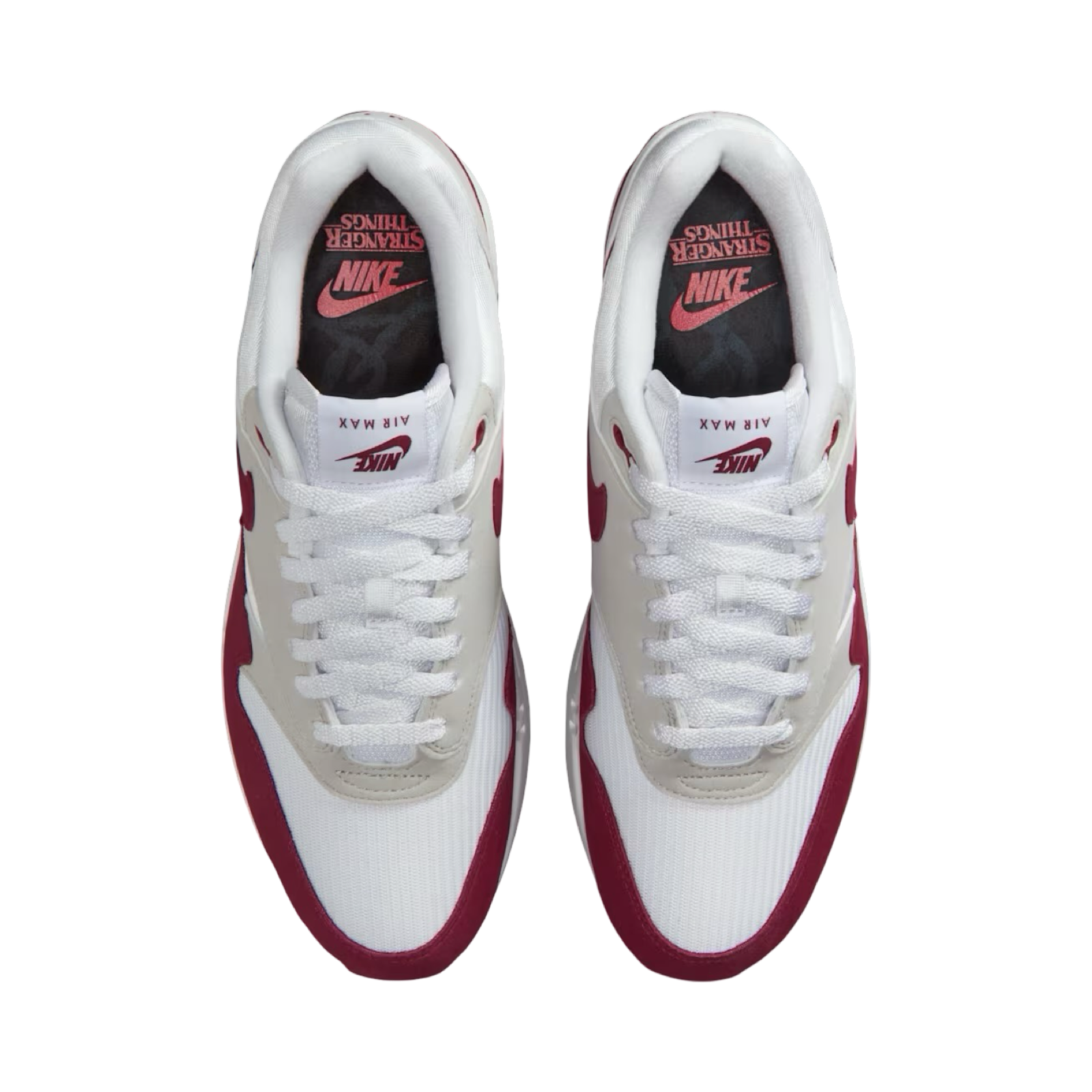 Nike Air Max 1 Stranger Things White Team Maroon Neutral Grey