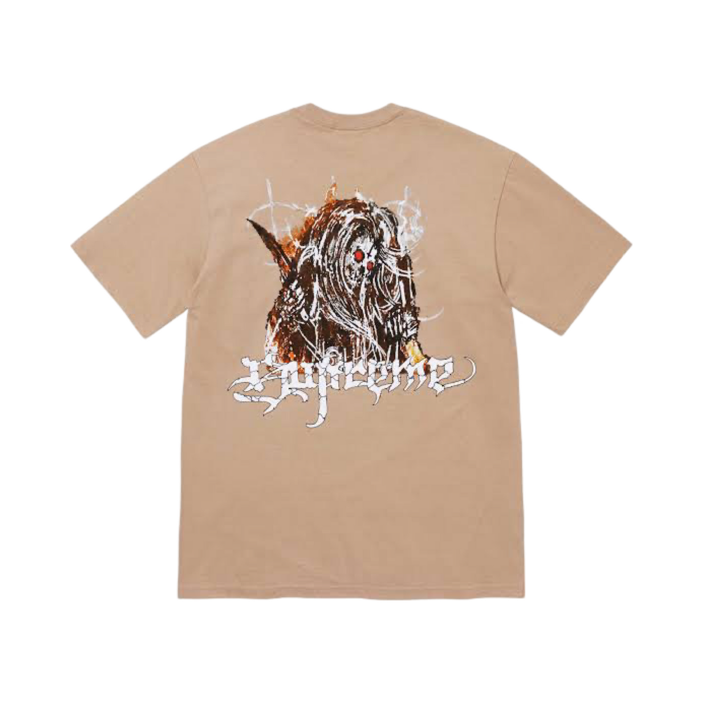 Supreme Satan Tee Beige FW24