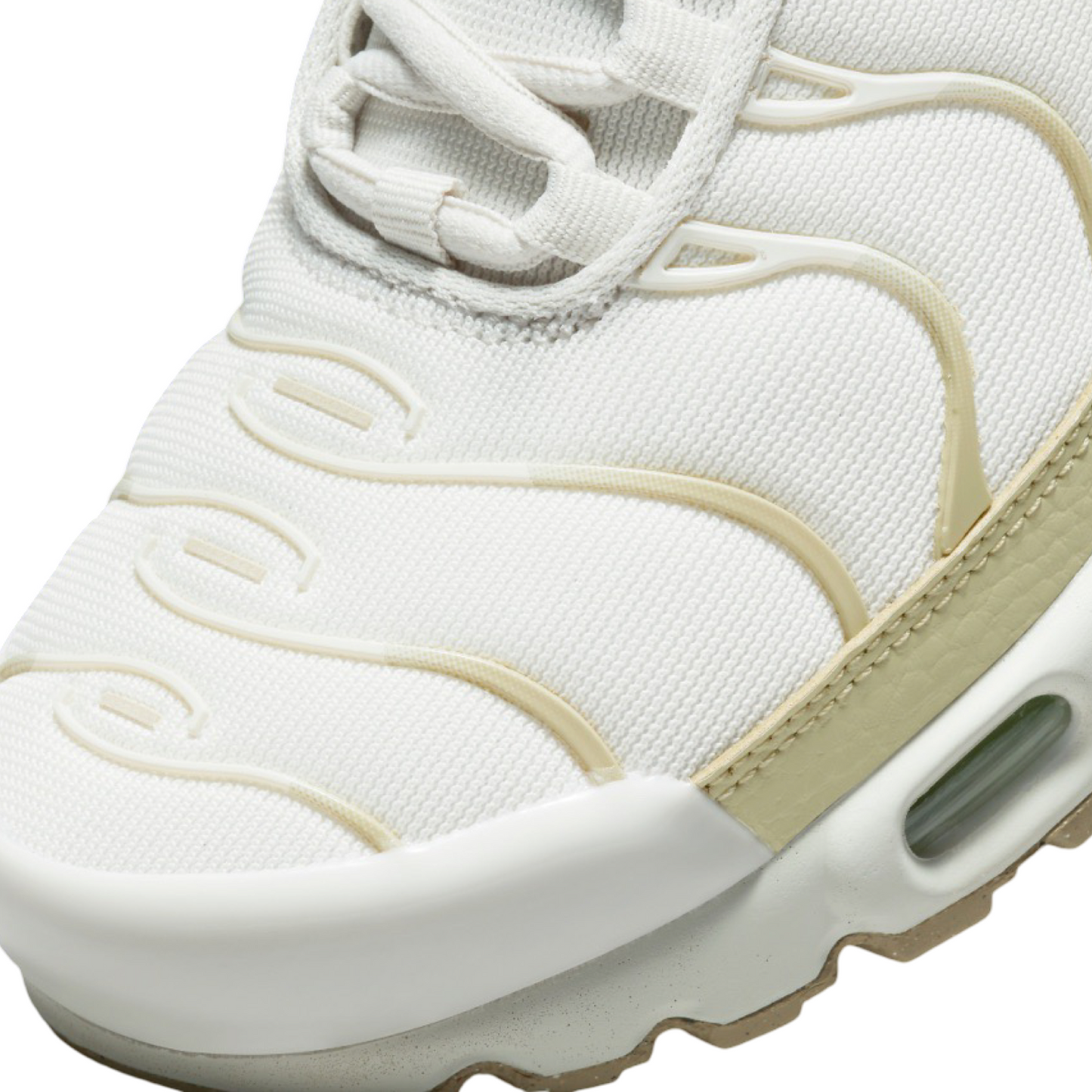 Nike Women's Air Max Plus TN Light Bone Honeydew Alligator