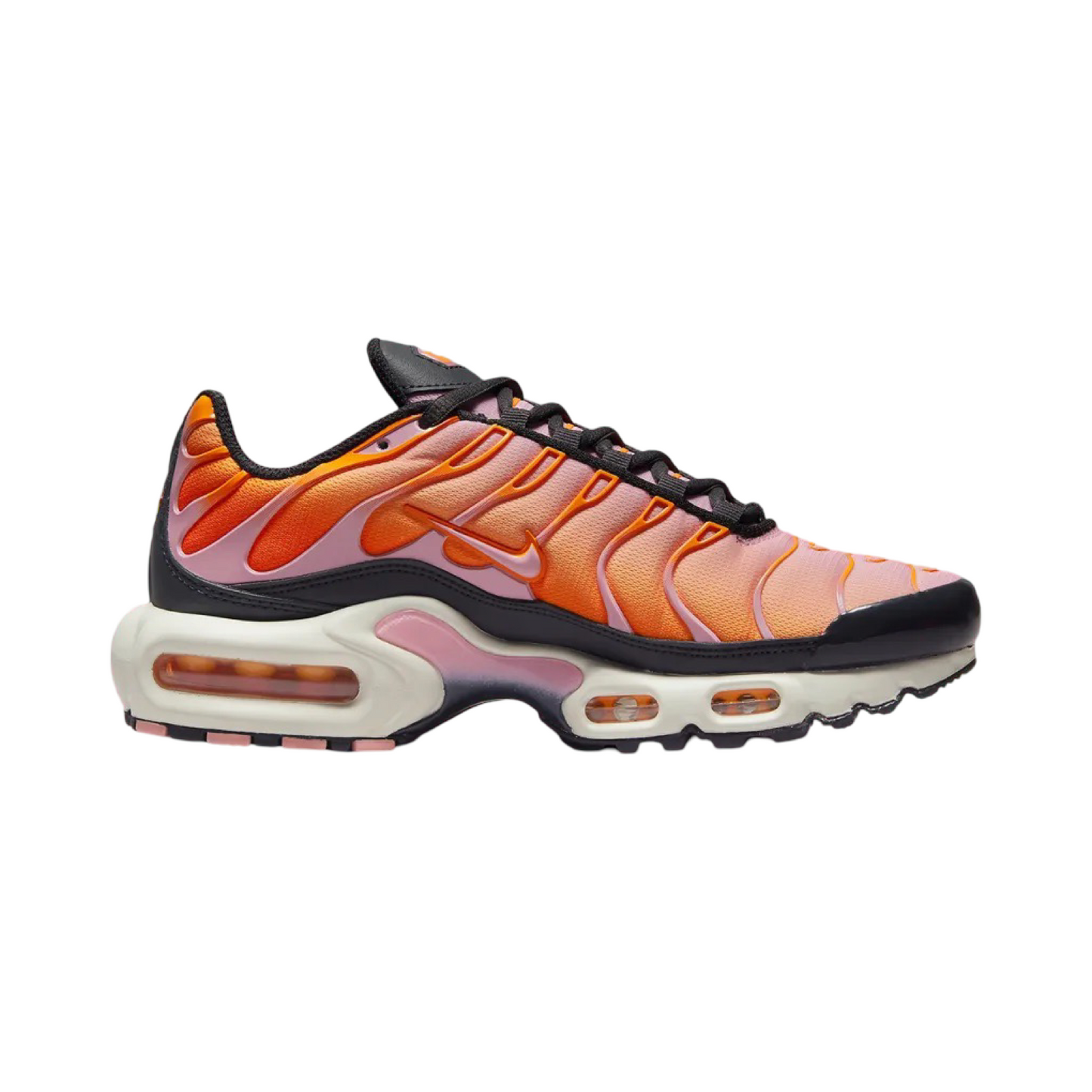 Nike Women's Air Max Plus TN Off Noir Medium Soft Pink Sherbert