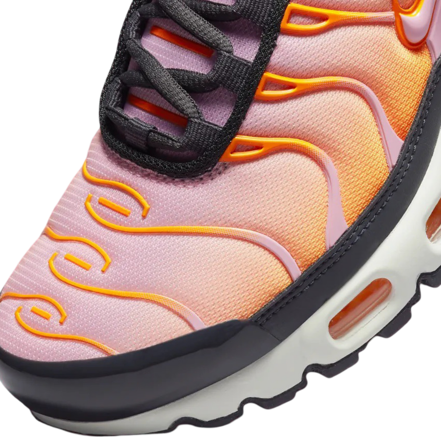 Nike Women's Air Max Plus TN Off Noir Medium Soft Pink Sherbert