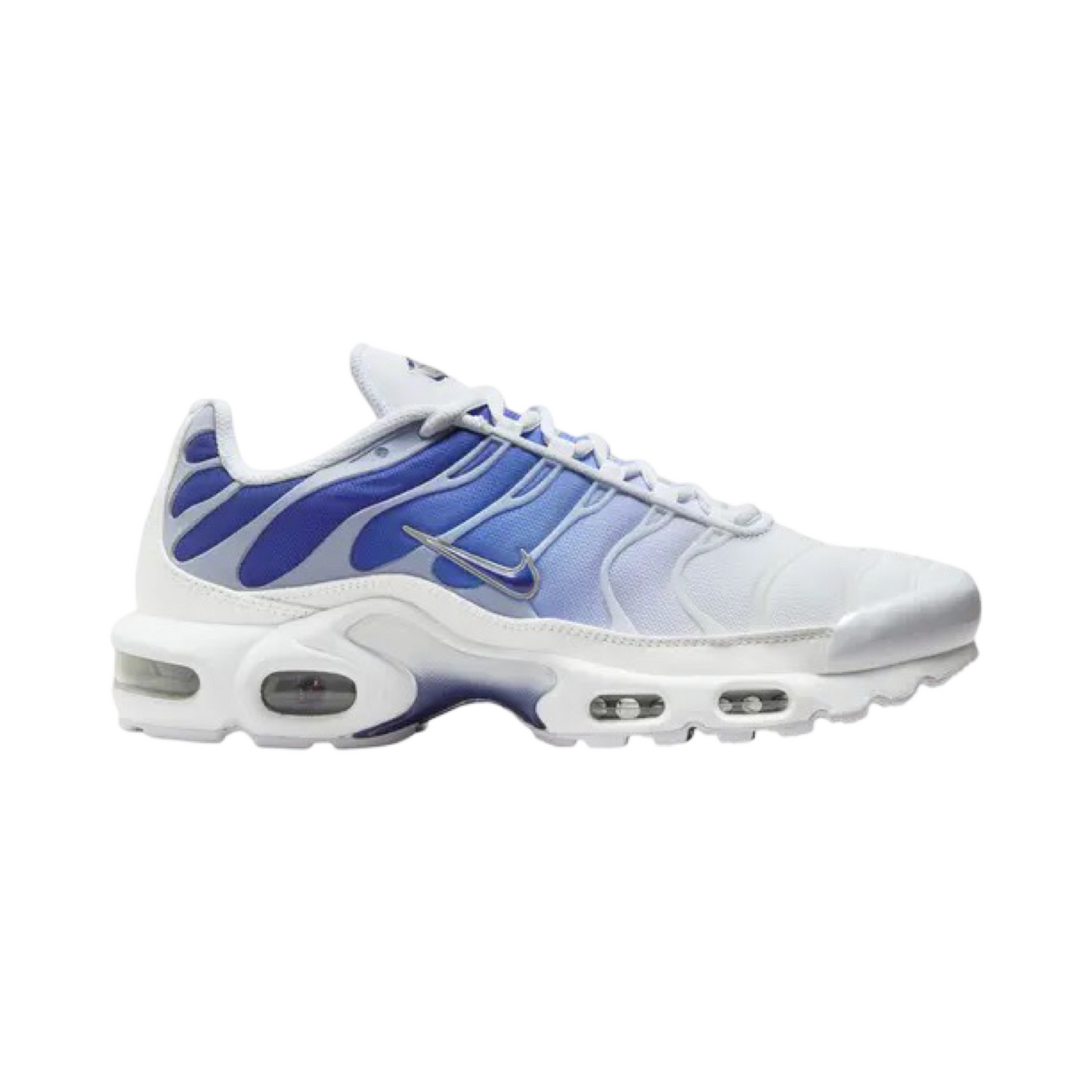 Nike Women's Air Max Plus TN White Concord Metallic Platinum