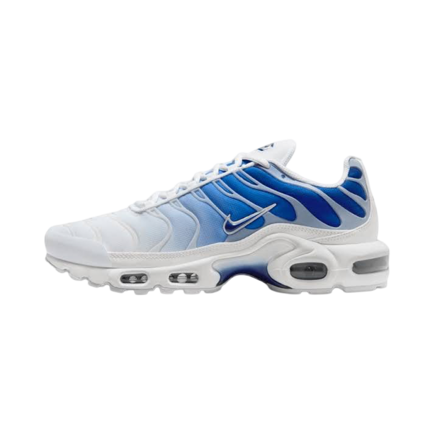 Nike Women's Air Max Plus TN White Concord Metallic Platinum