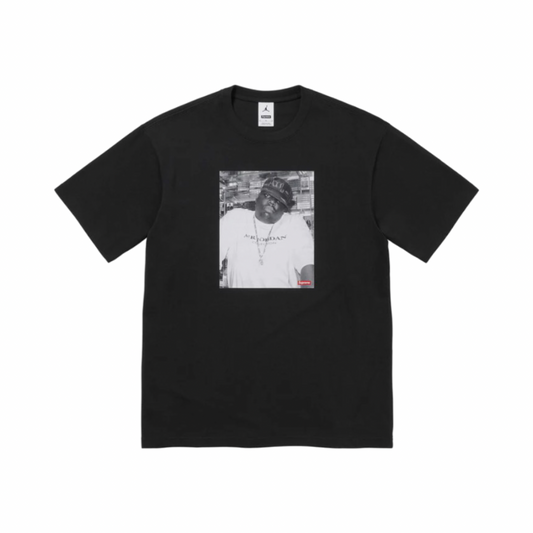 Supreme x Jordan Biggie T-Shirt Black FW24