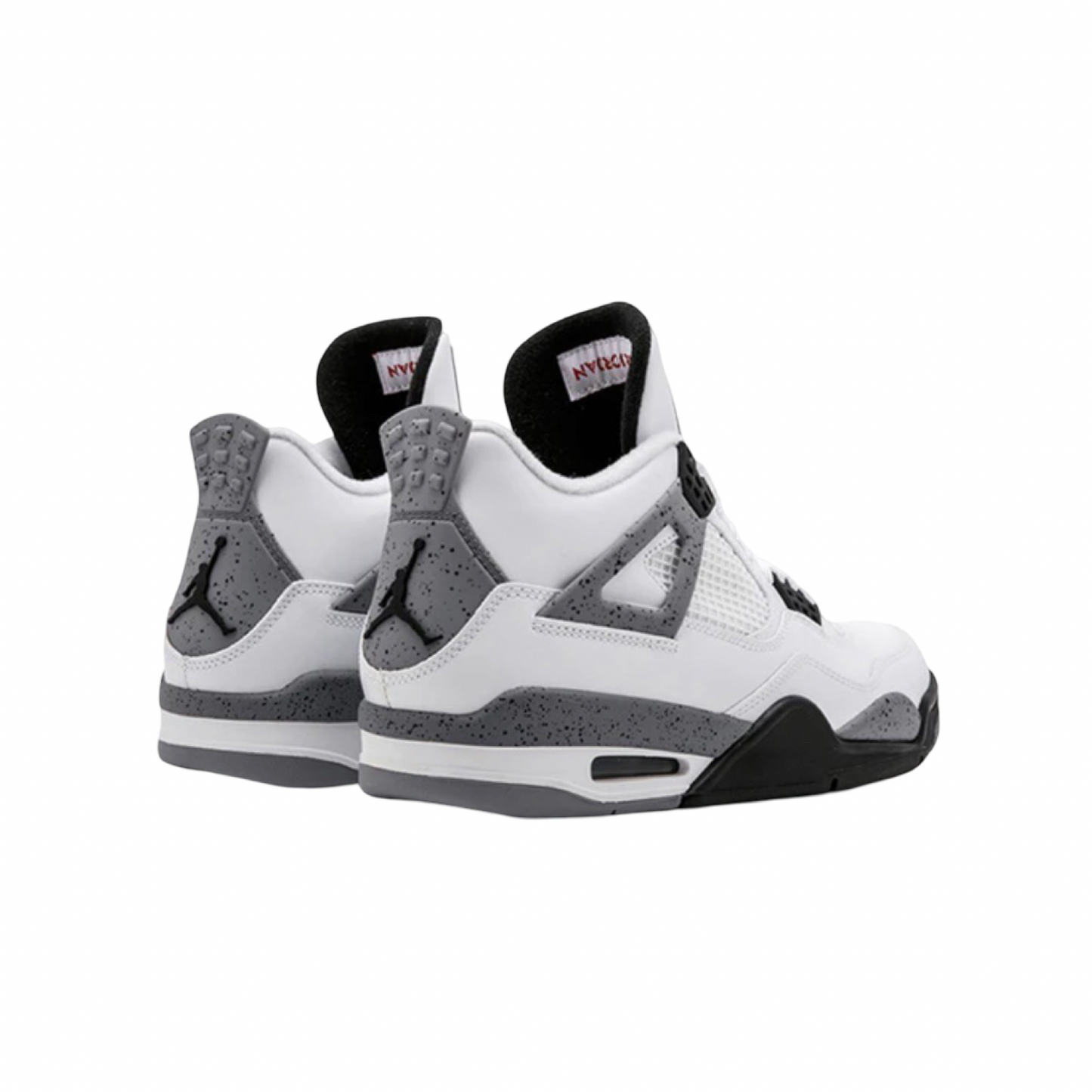 Air Jordan 4 Retro 2012 White Cement White Black Tech Grey