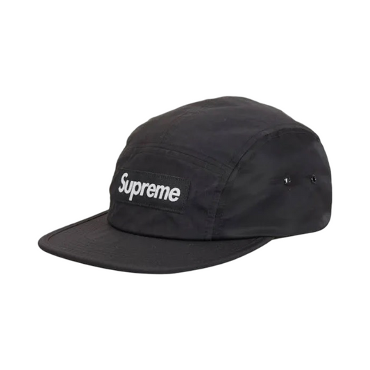 Supreme Waxed Ripstop Camp Cap Black