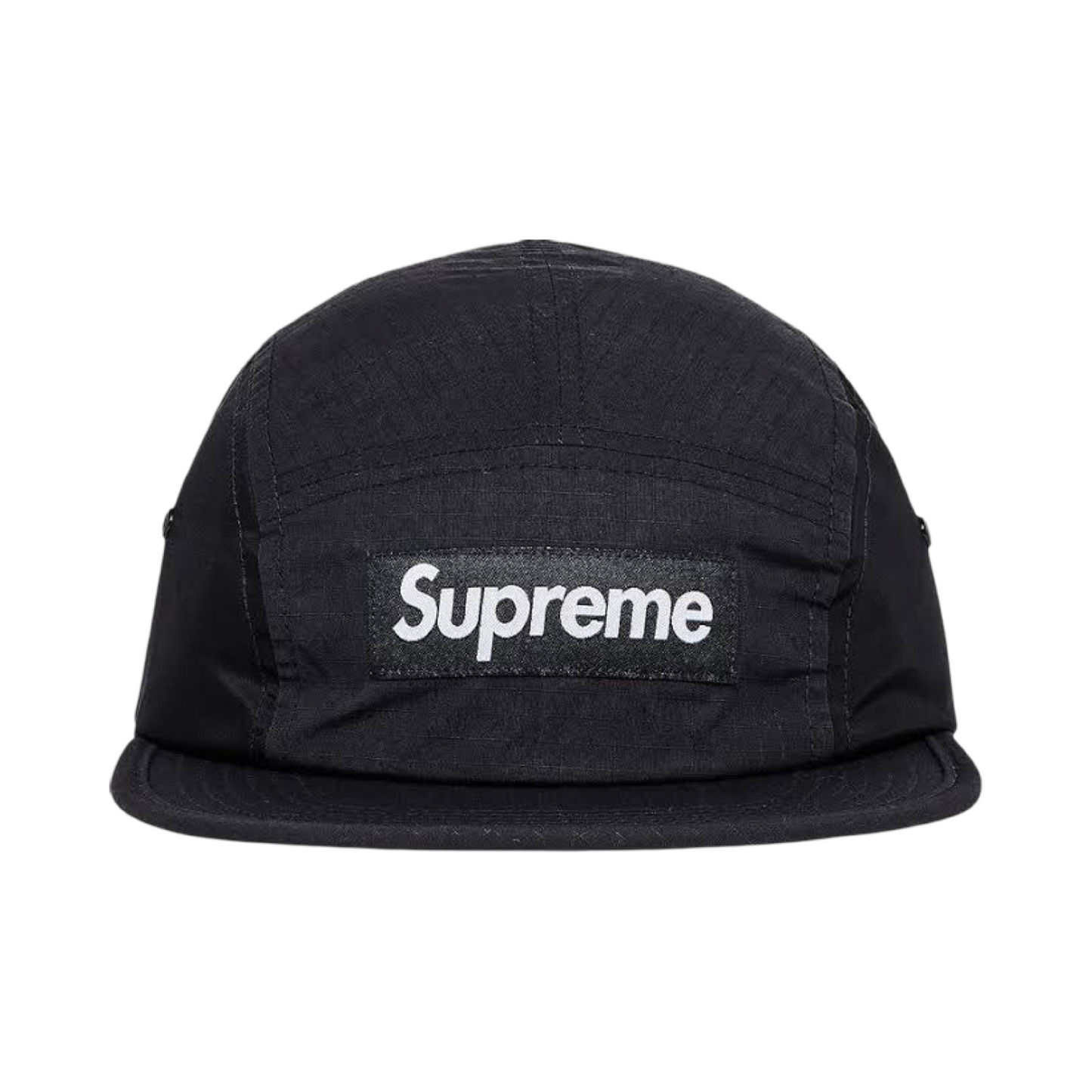 Supreme Waxed Ripstop Camp Cap Black