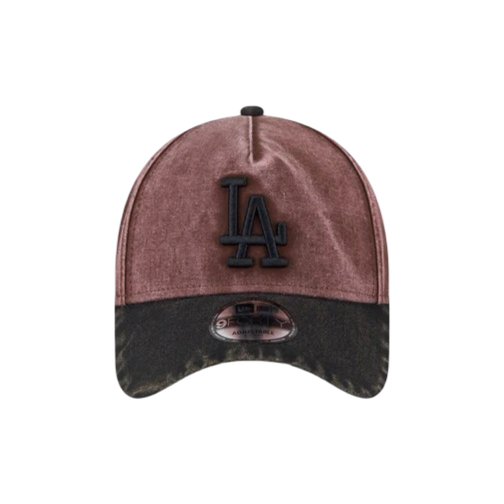 New Era 9Forty A-Frame Earth Tones Los Angeles DodgersBurgundy Snapback Cap