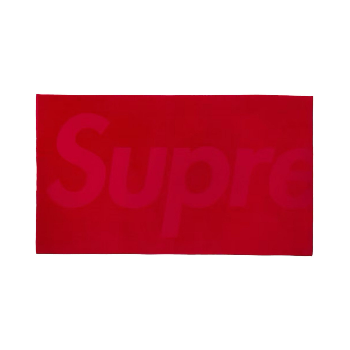 Supreme Tonal logo towel Red SS24