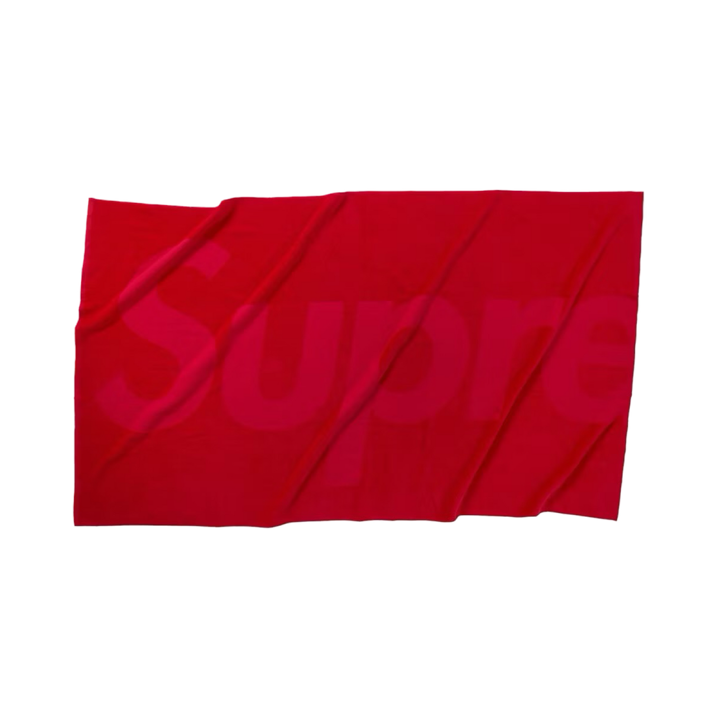 Supreme Tonal logo towel Red SS24