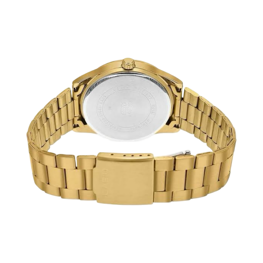 Men's Casio MTPVD03G-3A Goldtone Green Face Steel Band Watch