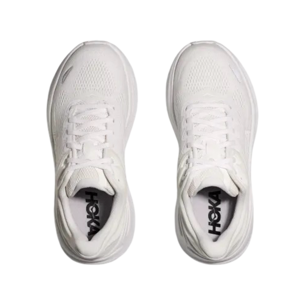 Women's Hoka Bondi 9 B Width White White