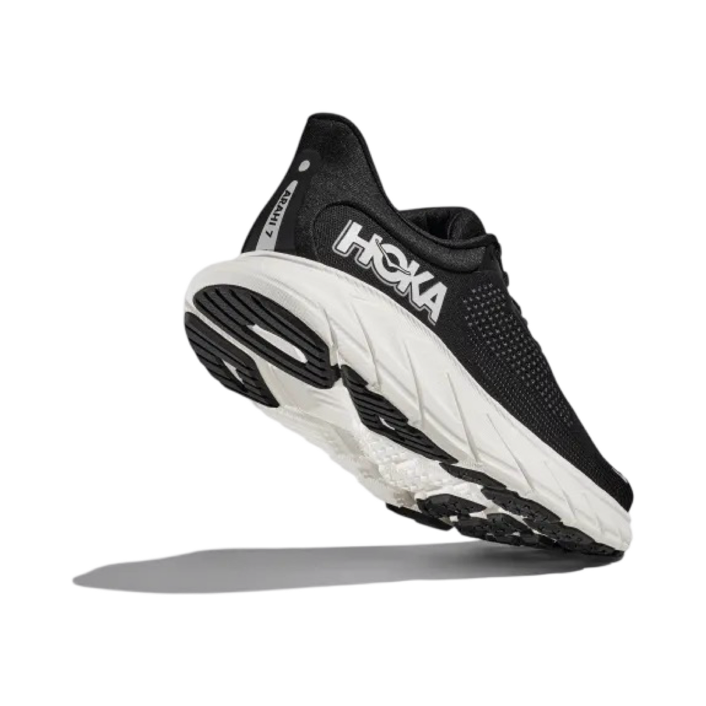 Women's Hoka Arahi 7 B Width Black White