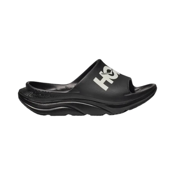 Men's Hoka Ora Athletic Slide Black White