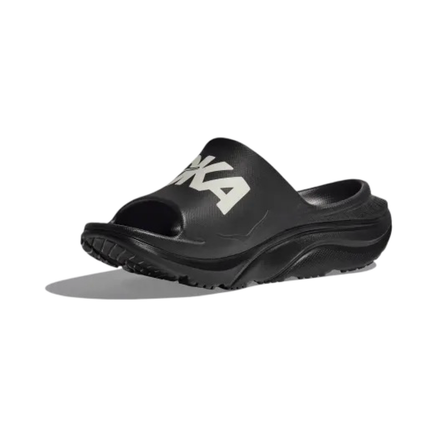 Men's Hoka Ora Athletic Slide Black White