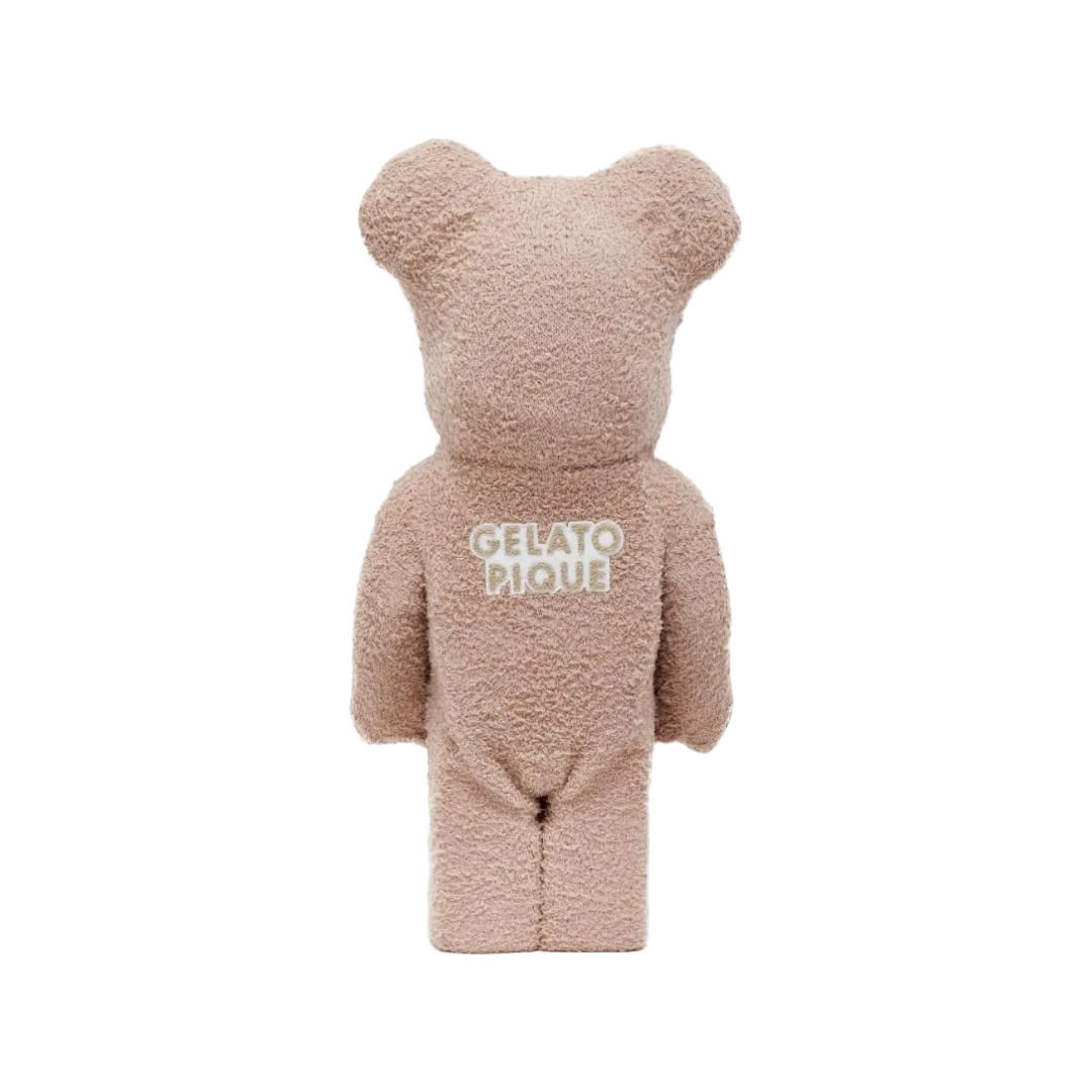 Bearbrick 1000% x Gelato Pique Beige White