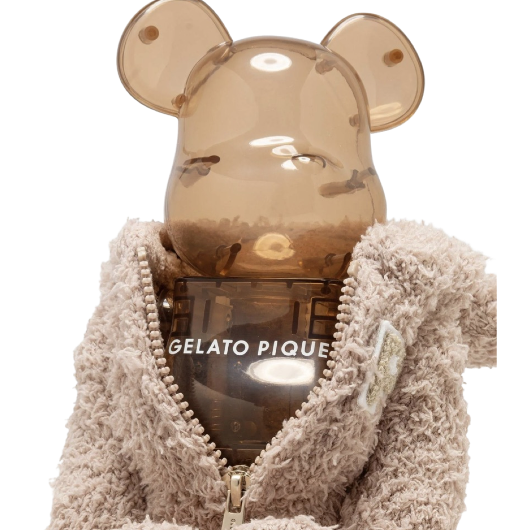 Bearbrick 1000% x Gelato Pique Beige White