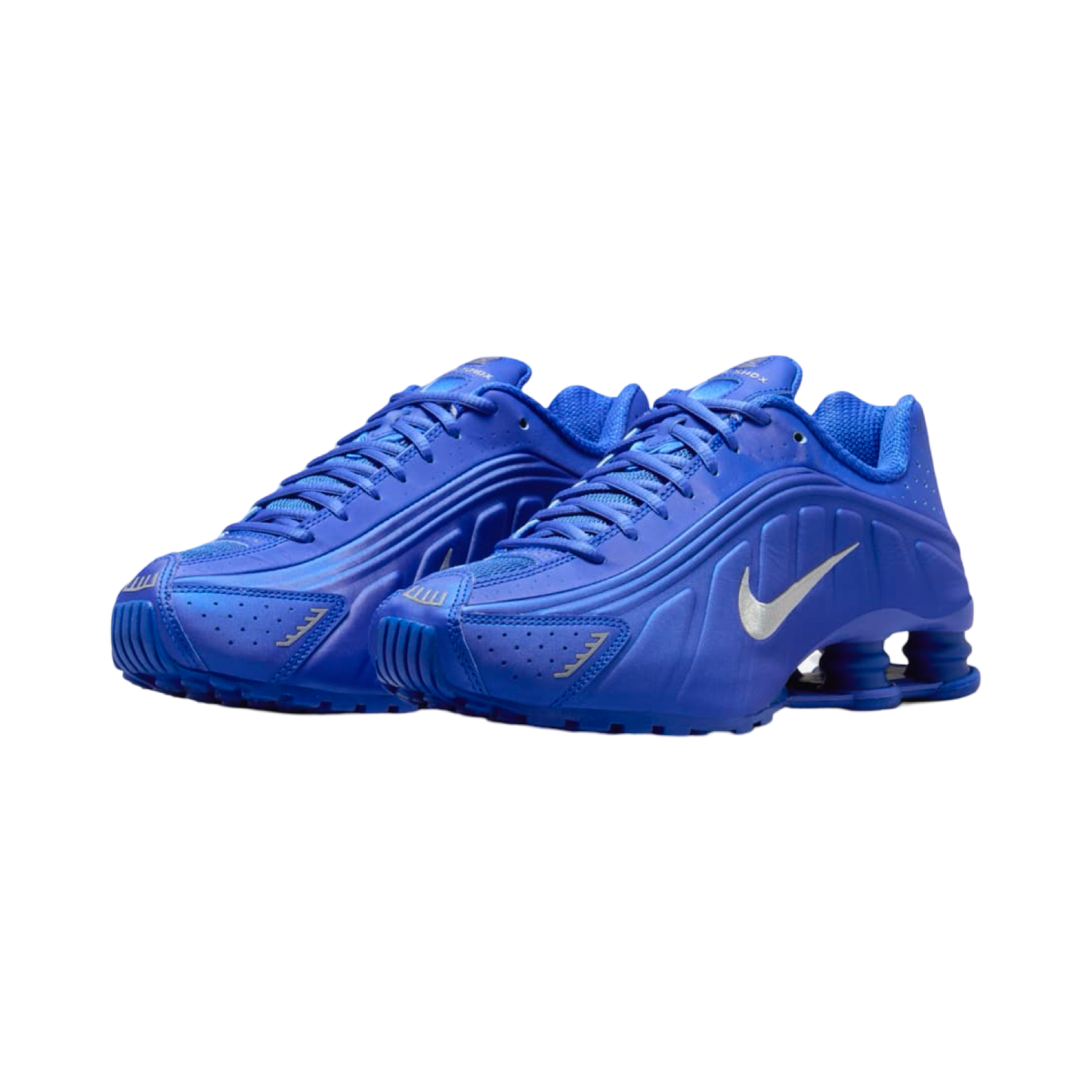 Women's Nike Shox R4 Racer Blue Metallic Silver