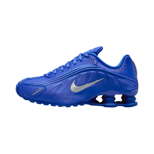 Women's Nike Shox R4 Racer Blue Metallic Silver