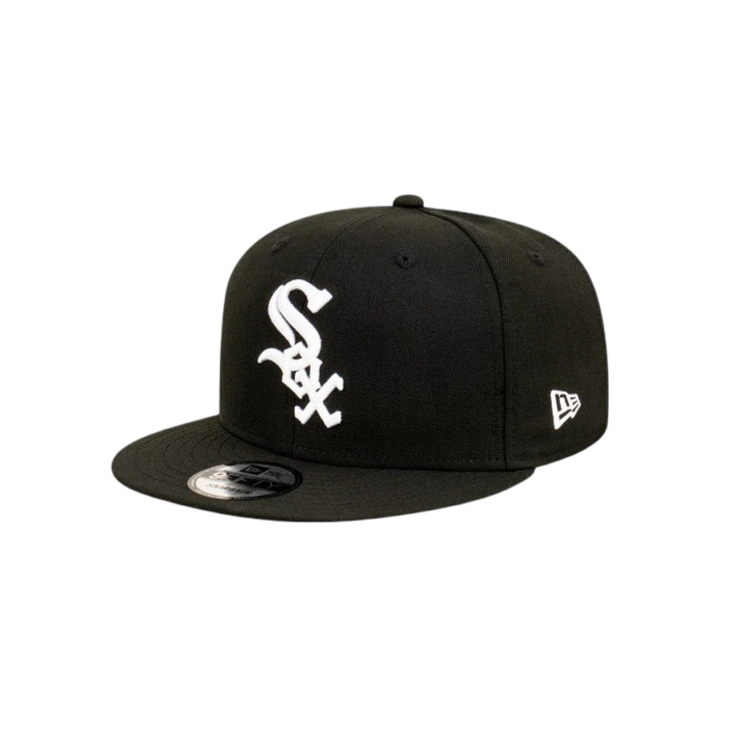 New Era 5950 Chiacgo White Sox Pop Sweat Black White Snapback Cap