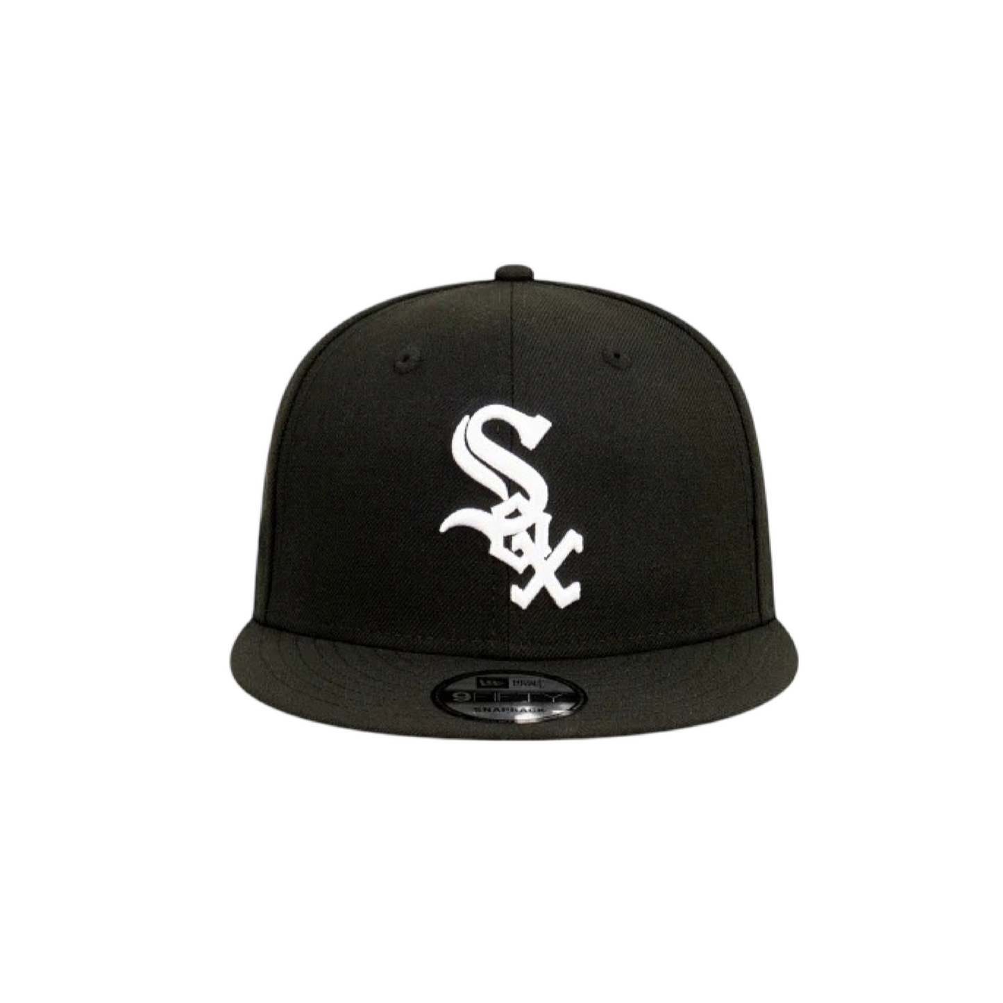 New Era 5950 Chiacgo White Sox Pop Sweat Black White Snapback Cap