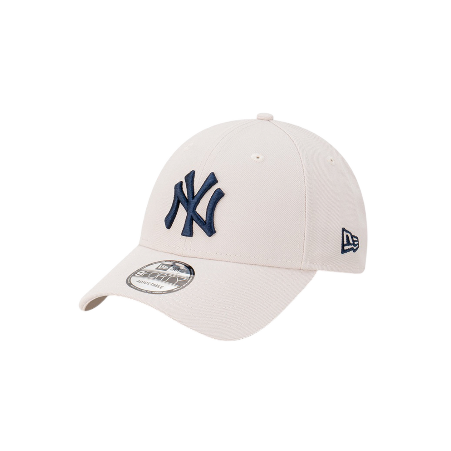 New Era 940 Pre-Curved New York Yankees Clothstrap Stone Navy