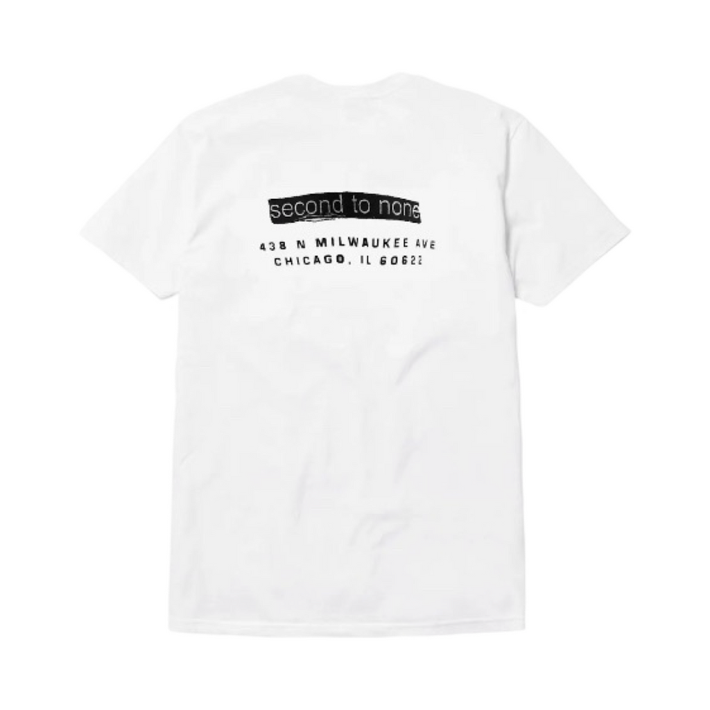 Supreme Bogo Tee Chicago Exclusive White Silver