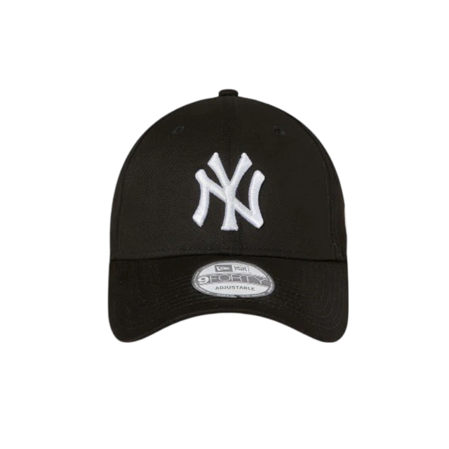 New Era 940 Pre-Curved Visor New York Yankees Black White Cap