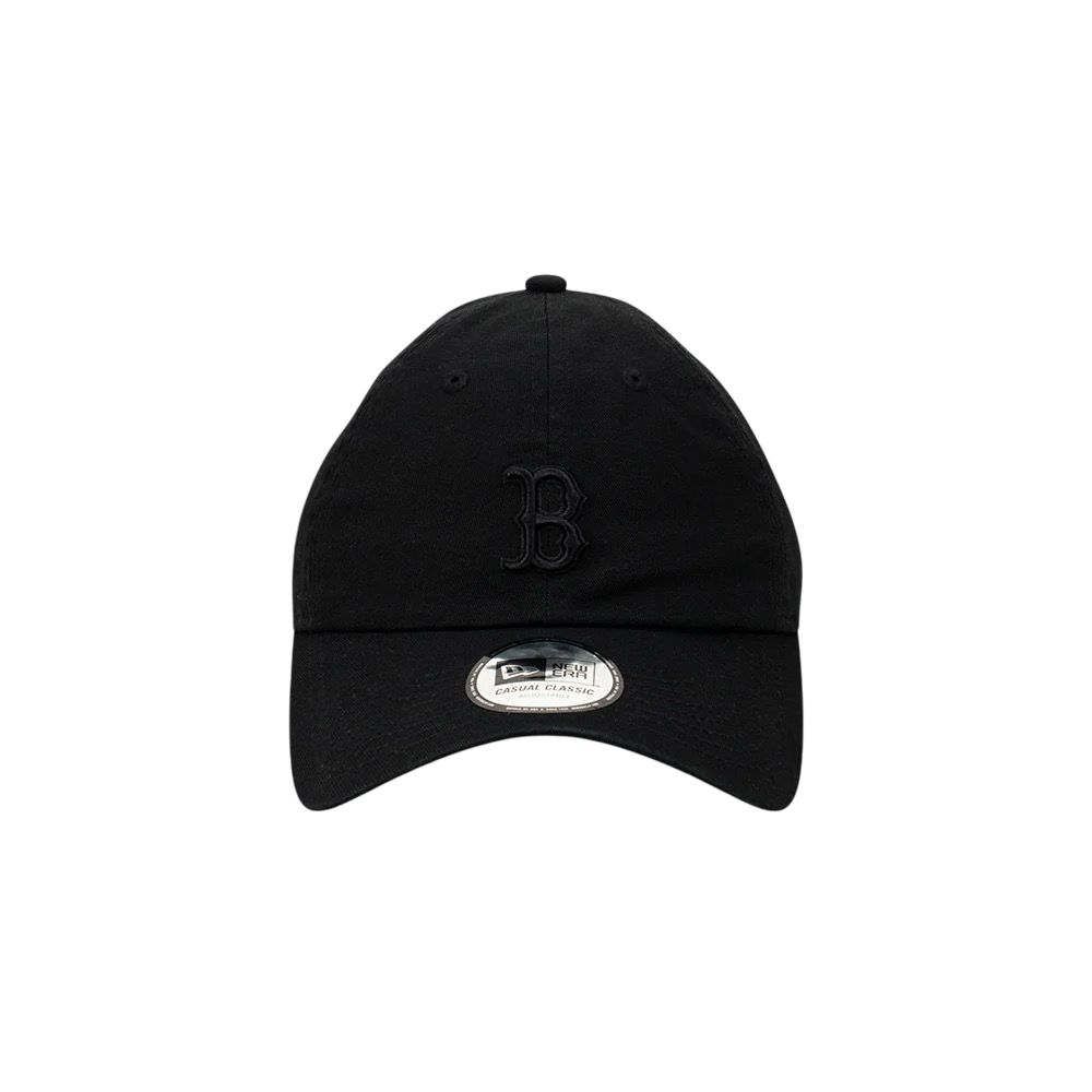 New Era Casual Classic Boston Redsox Black on Black Cap