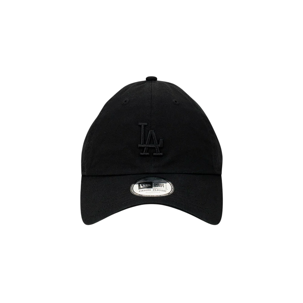 New Era Casual Classic LA Dodgers Black on Black Cap