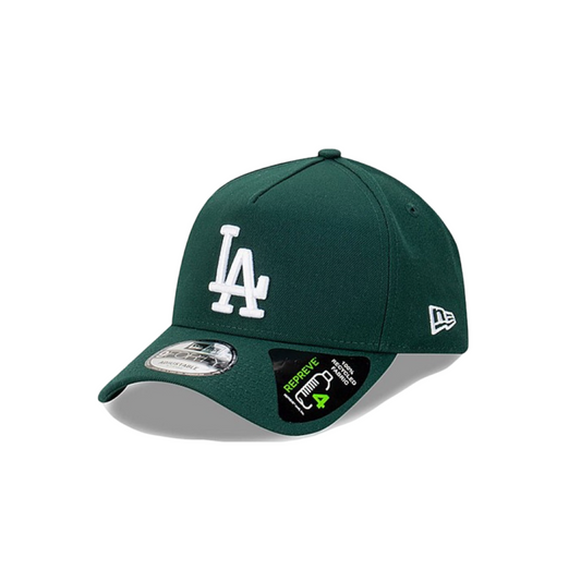 New Era 940 AFrame LA Dodgers Repreve Dark Green White