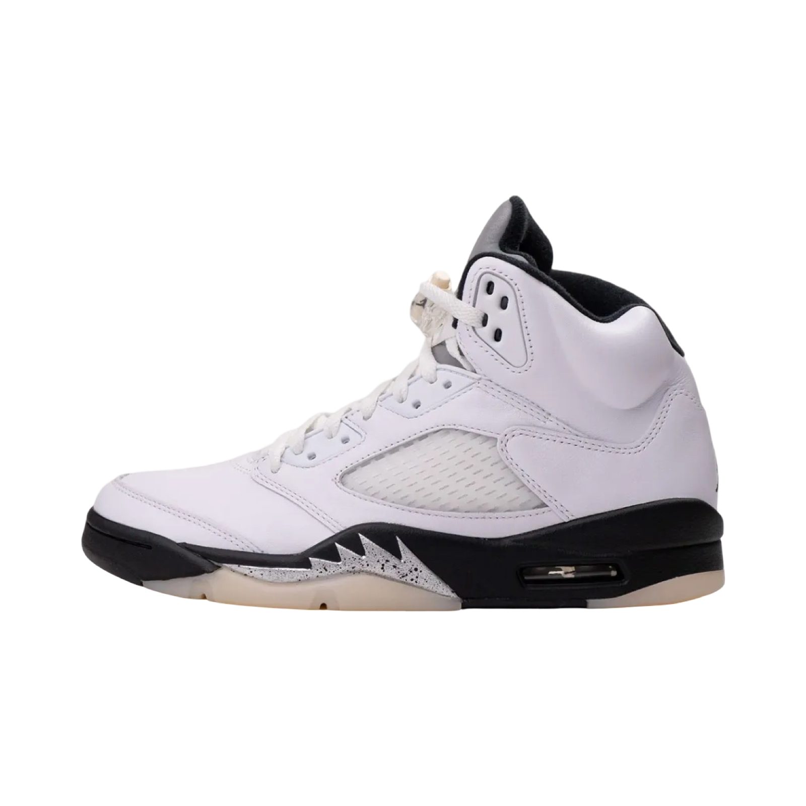 Air Jordan 5 Reverse Metallic White Black Sail
