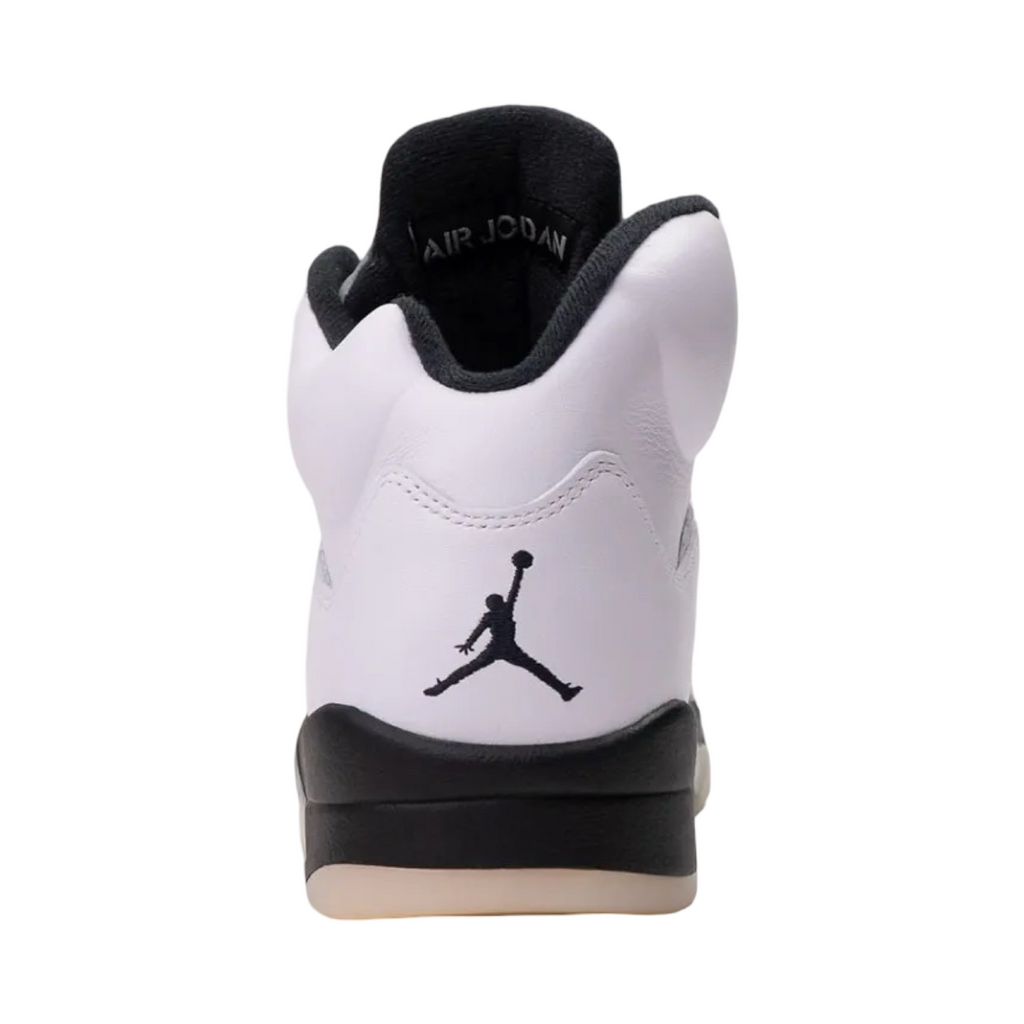 Air Jordan 5 Reverse Metallic White Black Sail