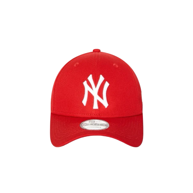 New Era 940 Pre Curved New York Yankees Scarlet Red White