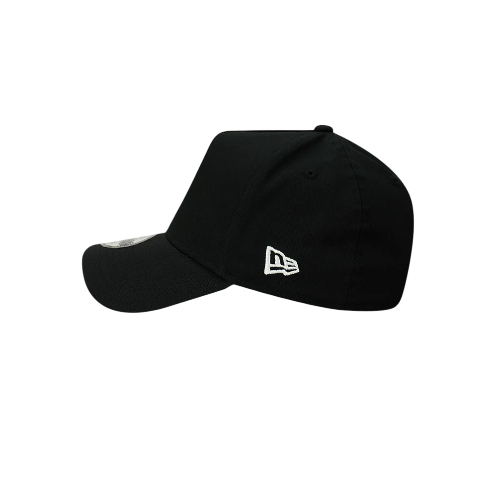 New Era 940 A-Frame Blank Black Snapback Cap