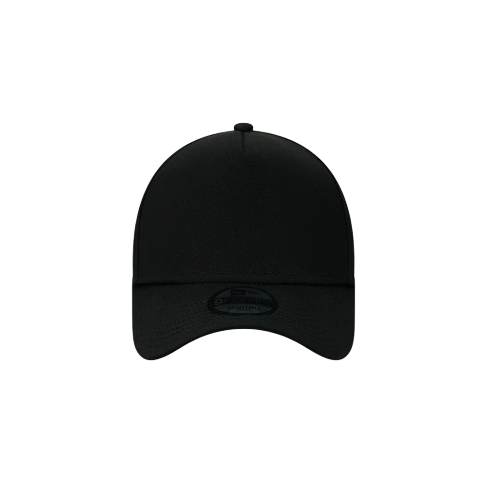 New Era 940 A-Frame Blank Black Snapback Cap