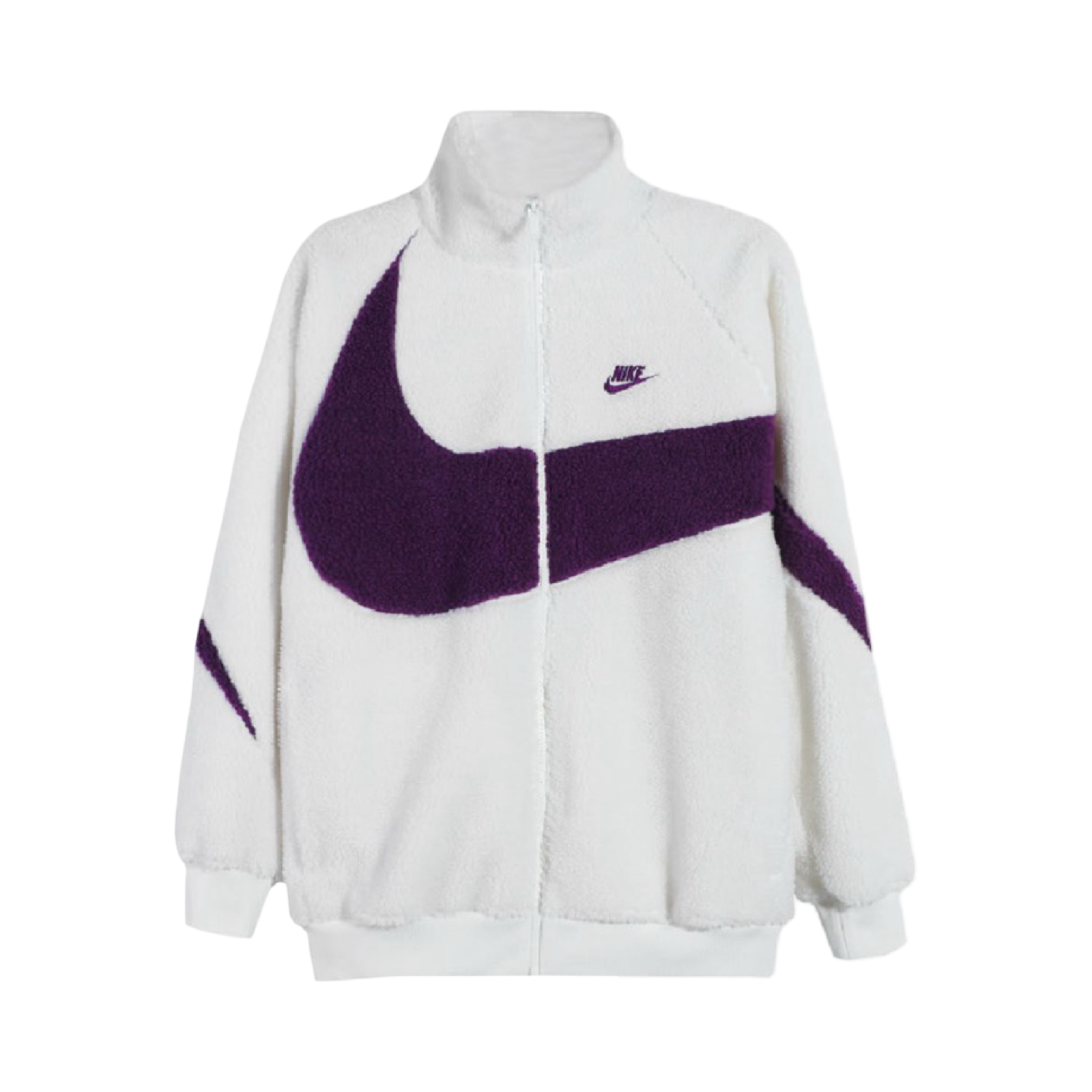 Nike Big Swoosh Reversible BOA Jacket White Purple