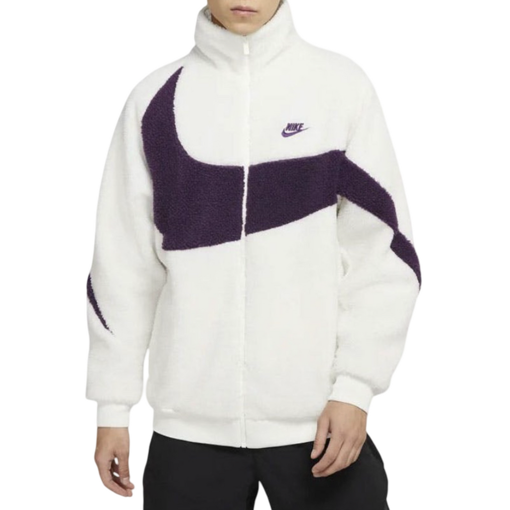 Nike Big Swoosh Reversible BOA Jacket White Purple