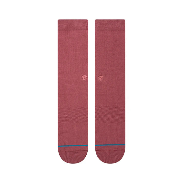 Stance Icon Socks Dark Red