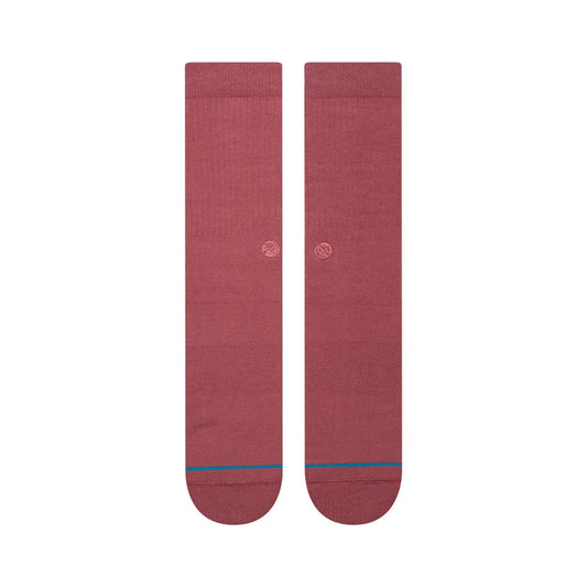 Stance Icon Socks Dark Red