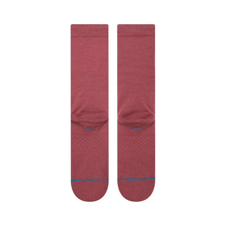 Stance Icon Socks Dark Red