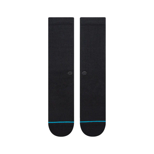 Stance Shelter Crew Sock Black Black