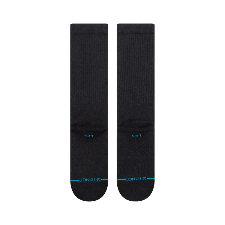 Stance Shelter Crew Sock Black Black