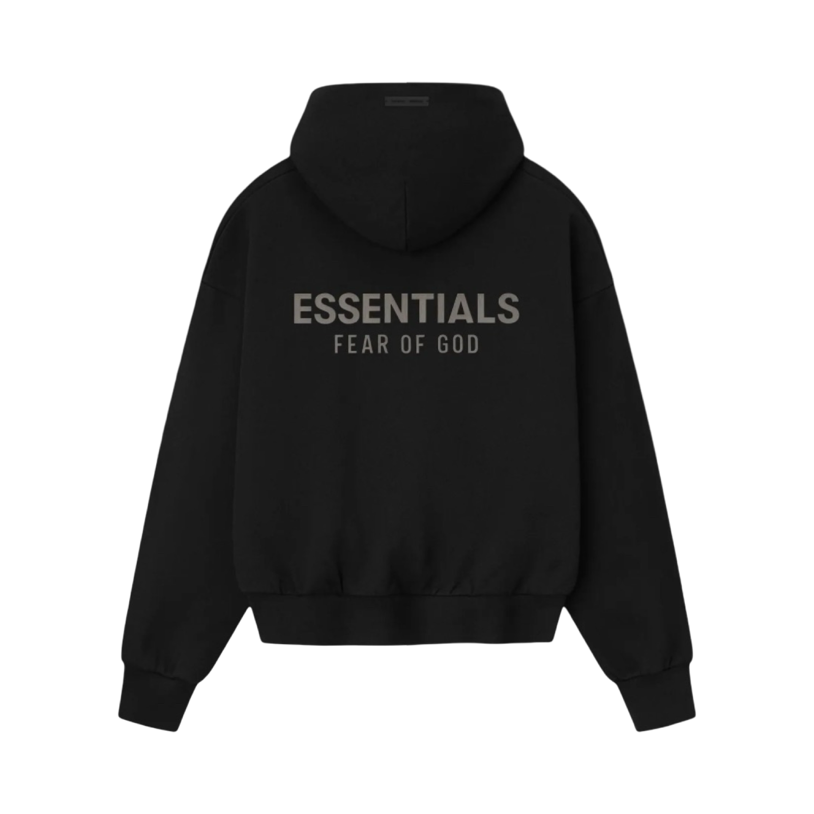 Fear Of God Essentials Graphic Pullover Hoodie Black Black FW25