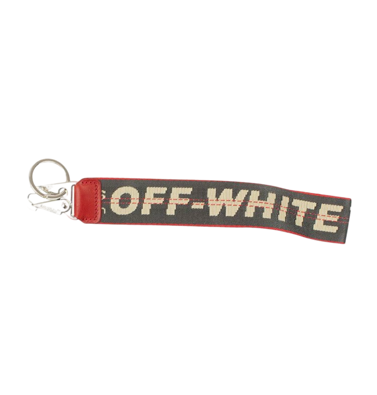 OFF-WHITE Industrial Keychain Anthracite/Red