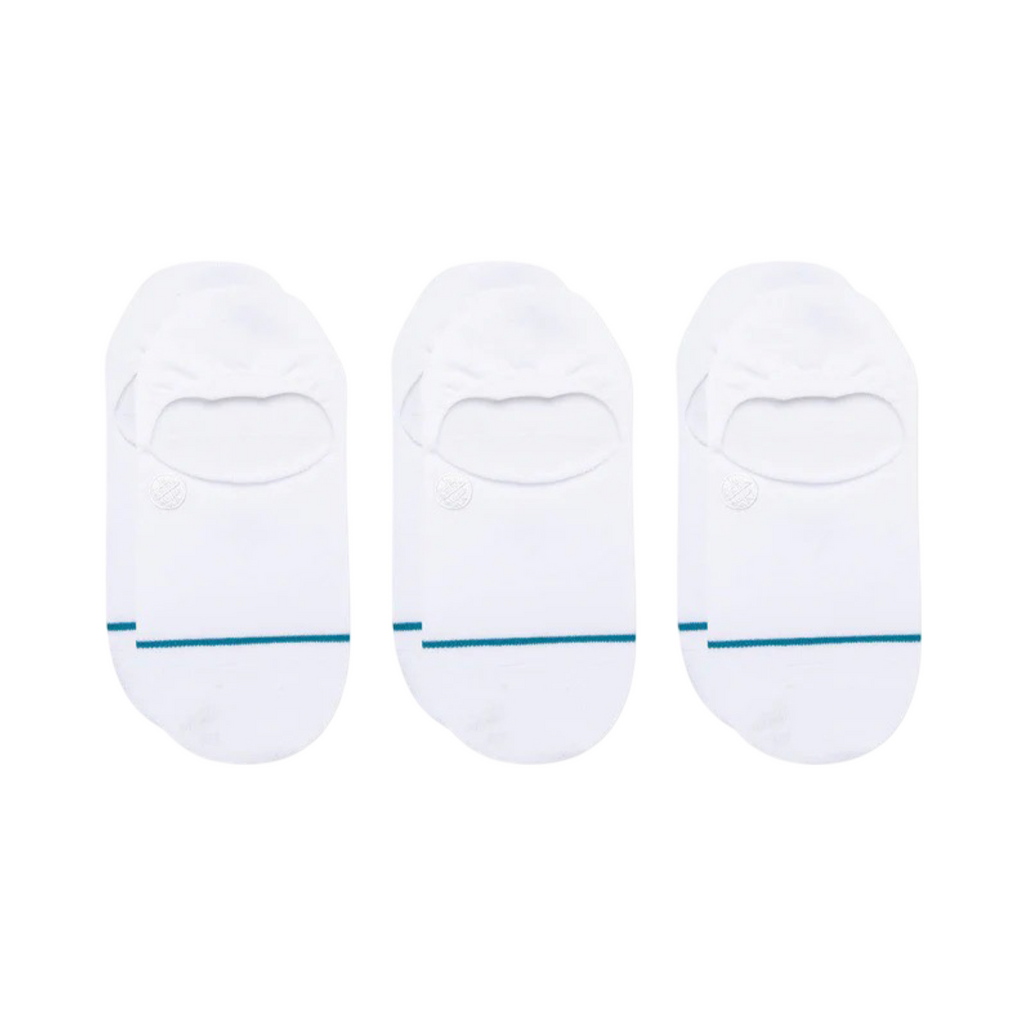 Stance Icon No Show Sock 3 Pack White / White