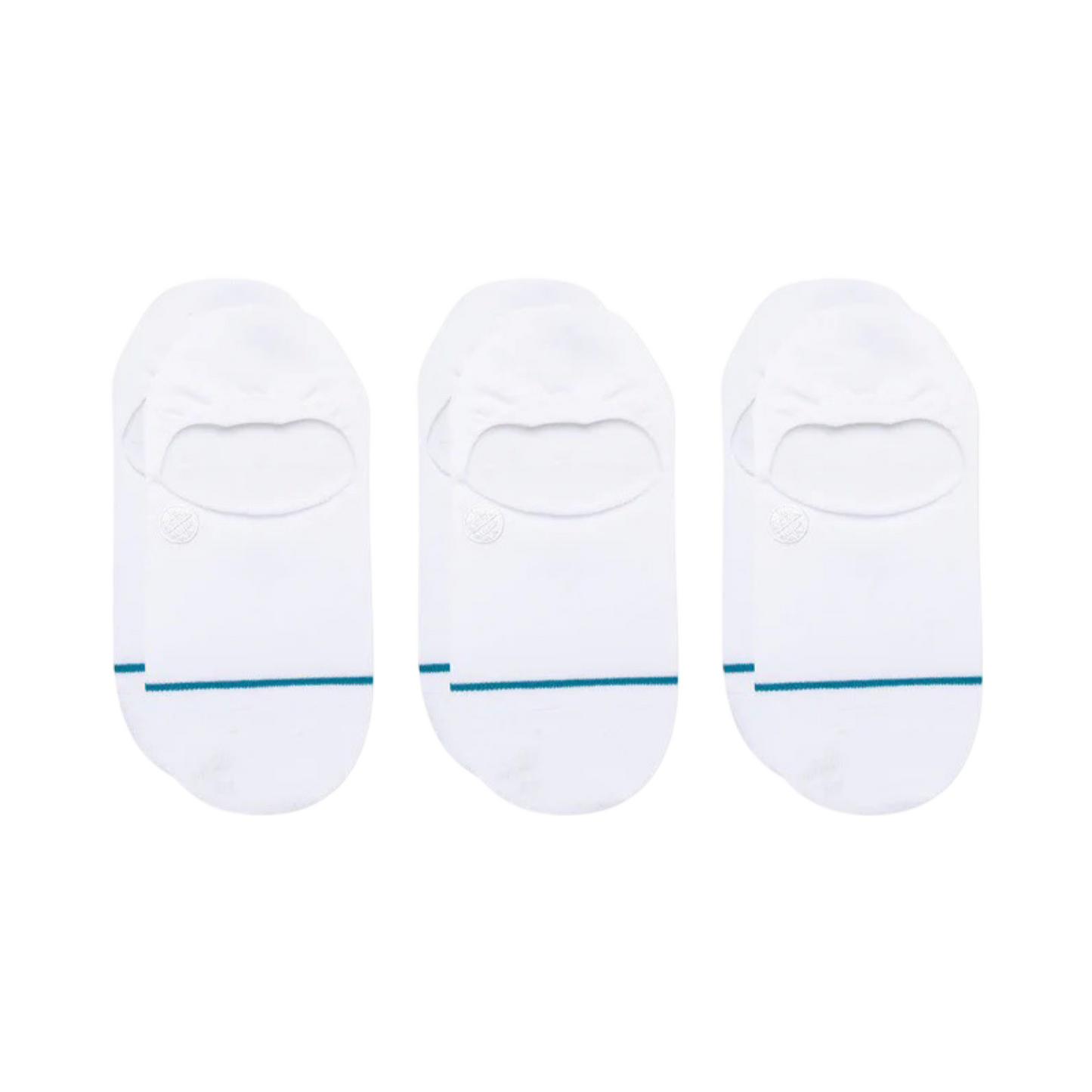 Stance Icon No Show Sock 3 Pack White / White